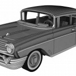 Automóvil antiguo - Vector descarganle para corte CNC y grabado laser gratis | Stanser