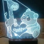 Lámpara led de oso con jirafa - Vector SVG DXF para CNC Router y Laser CO2 - Descargable gratis | Stanser