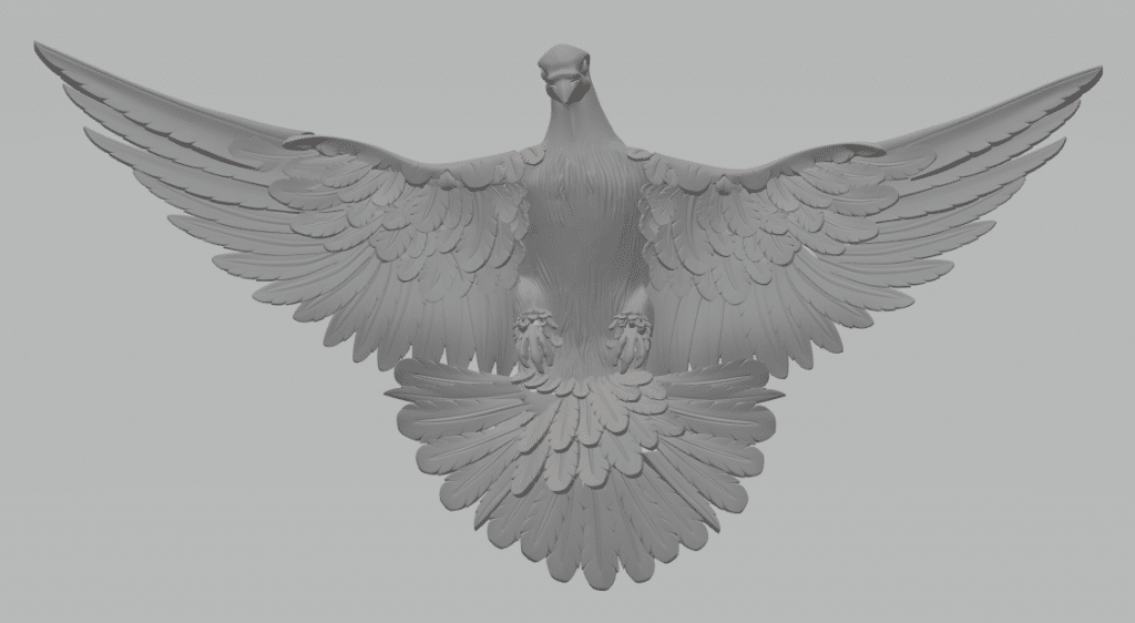 Paloma 3D — vector para corte CNC