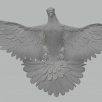 Paloma 3D - Vector descarganle para corte CNC y grabado laser gratis | Stanser