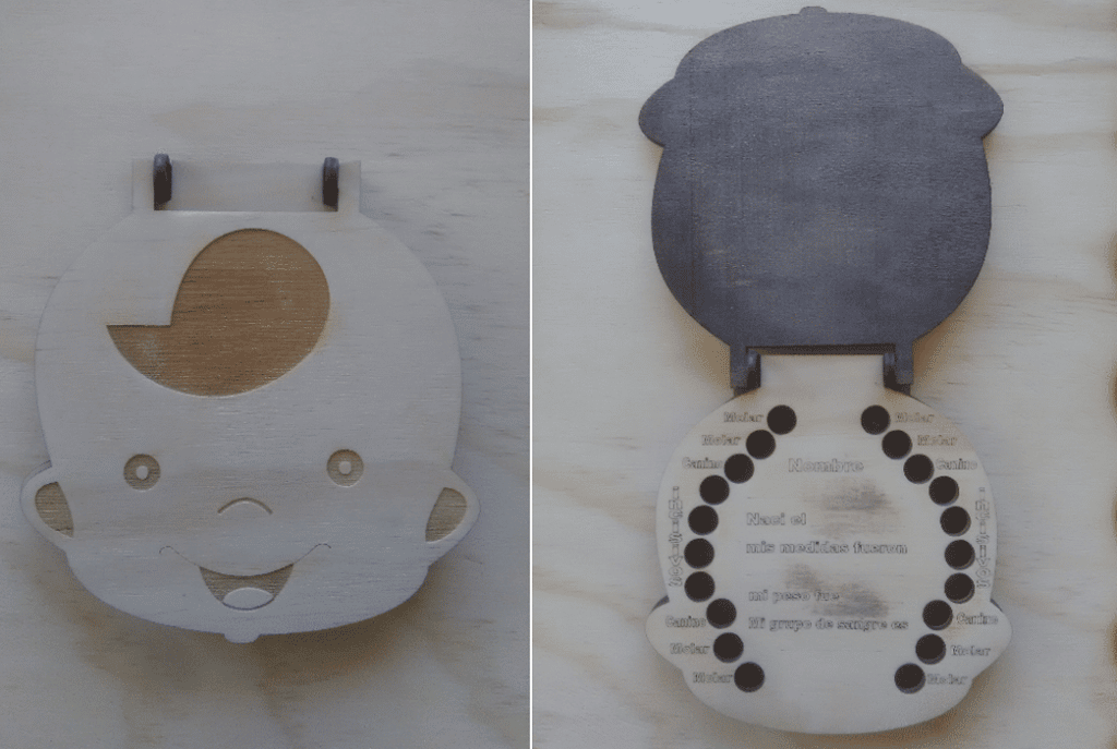 Guarda dientes — vector para corte CNC