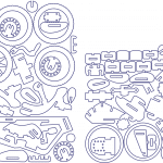 Motocicleta HD armable - Vector descarganle para corte CNC y grabado laser gratis | Stanser