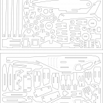 Helicóptero - Vector descarganle para corte CNC y grabado laser gratis | Stanser