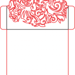 Invitación "vestido de grecas" - Vector descarganle para corte CNC y grabado laser gratis | Stanser