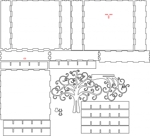 Caja de joyería «Árbol»