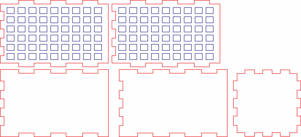 Lapicera a cuadros — vector para corte CNC