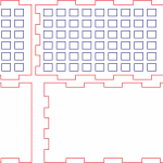 Lapicera a cuadros - Vector descarganle para corte CNC y grabado laser gratis | Stanser