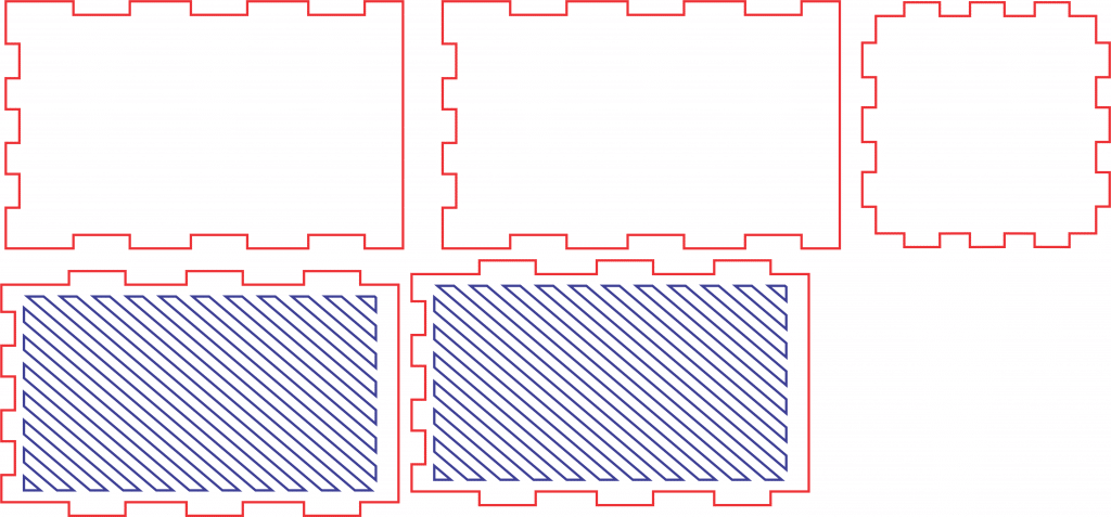 Lapicera a rayas — vector para corte CNC