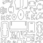 Muebles para casa de muñecas 2 - Vector SVG DXF para CNC Router y Laser CO2 - Descargable gratis | Stanser