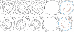Portadientes (2 diseños)
