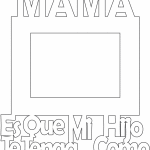 Portarretrato para Mamá - Vector SVG DXF para Laser CO2 - Descargable gratis | Stanser