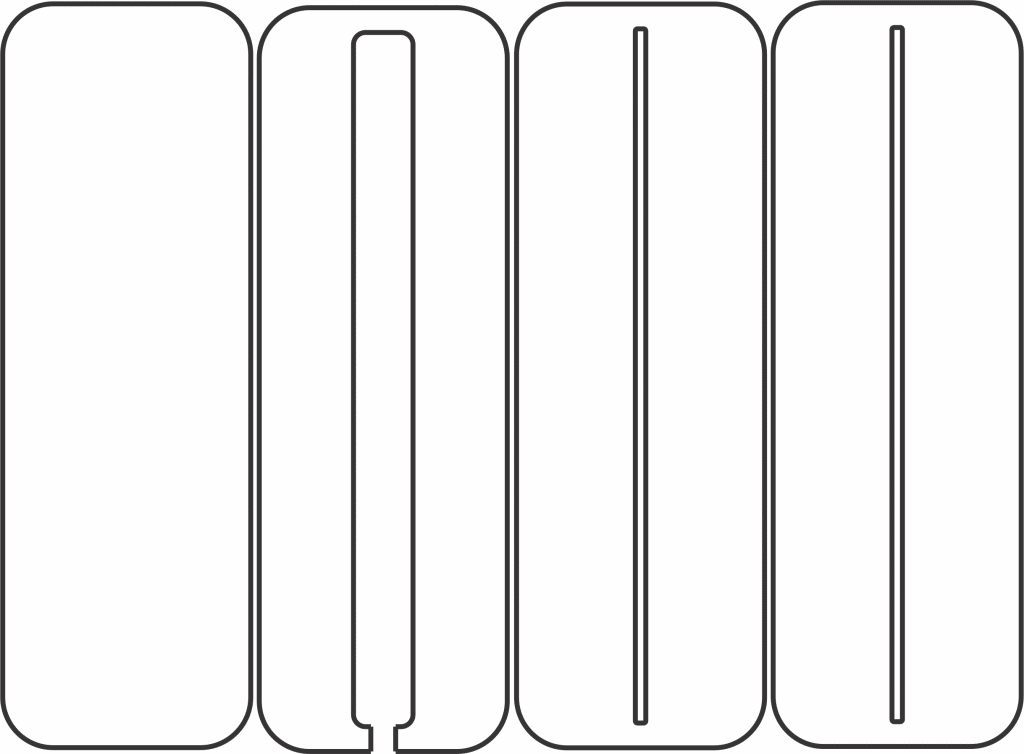 Porta led — vector para corte CNC
