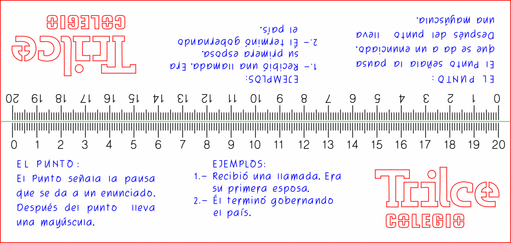 Reglas escolares — vector para corte CNC