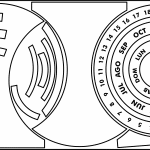 Calendario circular - Vector SVG DXF para CNC Router y Laser CO2 - Descargable gratis | Stanser
