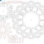 Relojes diversos - Vector SVG DXF para Laser CO2 - Descargable gratis | Stanser