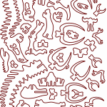 Esqueleto de Tiranosaurio Rex - Vector descarganle para corte CNC y grabado laser gratis | Stanser