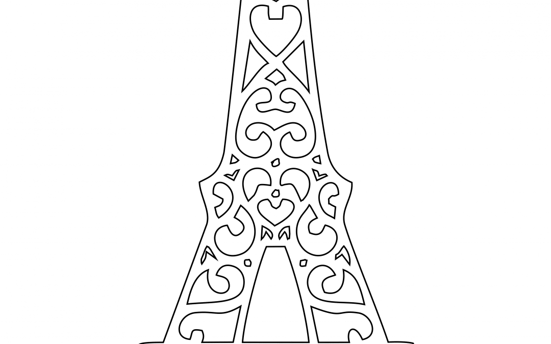 Torre Eiffel decorativa