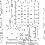 Tanque de guerra - Vector descarganle para corte CNC y grabado laser gratis | Stanser