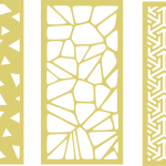 Vectores troquelados para mamparas - Vector SVG DXF para CNC Router y Laser CO2 - Descargable gratis | Stanser