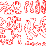 Velociraptor - Vector descarganle para corte CNC y grabado laser gratis | Stanser