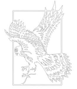 Águila bidimensional