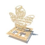 Ángel de la guarda con base - Vector SVG DXF para CNC Router y Laser CO2 - Descargable gratis | Stanser