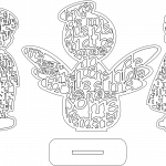 Angelitos - Vector SVG DXF para CNC Router y Laser CO2 - Descargable gratis | Stanser