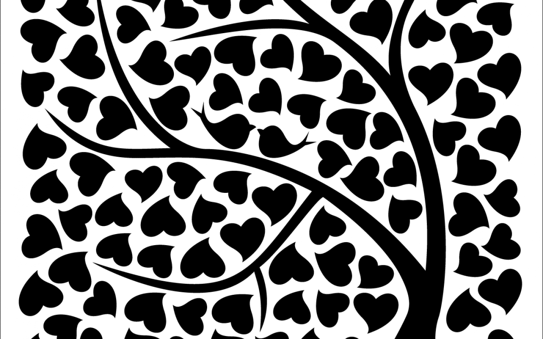 Árbol con corazones (cuadro)