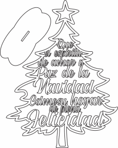 Pino «Deseos de Navidad»