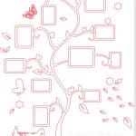 Árbol de fotos para pared - Vector descarganle para corte CNC y grabado laser gratis | Stanser
