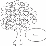 Árbol de corazones - Vector descarganle para corte CNC y grabado laser gratis | Stanser