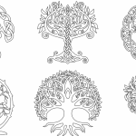 Árboles de la vida (para tapas de caja) - Vector descarganle para corte CNC y grabado laser gratis | Stanser