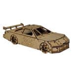 Auto de carreras - Vector descarganle para corte CNC y grabado laser gratis | Stanser