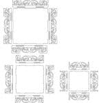 Bases cuadradas para pastel - Vector SVG DXF para CNC Router y Laser CO2 - Descargable gratis | Stanser