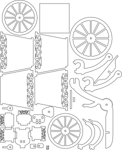 Bici con canasta para flores