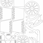 Bicicleta con Canasto - Vector descarganle para corte CNC y grabado laser gratis | Stanser