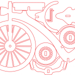 Soporte para botella en forma de bicicleta - Vector SVG DXF para CNC Router y Laser CO2 - Descargable gratis | Stanser