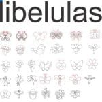Libéluas y mariposas - Vector descarganle para corte CNC y grabado laser gratis | Stanser