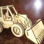 Bulldozer - Vector descarganle para corte CNC y grabado laser gratis | Stanser