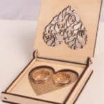 Caja para anillos de boda - Vector SVG DXF para CNC Router y Laser CO2 - Descargable gratis | Stanser