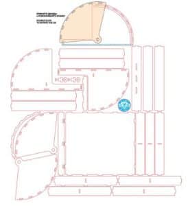 Caja con tapa deslizable