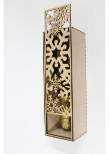 Caja para vino «Copo de nieve»