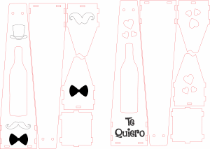 Cajas para cerveza «bigotes»