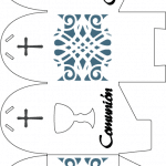 Cajita Primera Comunión - Vector SVG DXF para CNC Router y Laser CO2 - Descargable gratis | Stanser