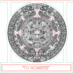 Calendario Azteca - Vector SVG DXF para CNC Router y Laser CO2 - Descargable gratis | Stanser