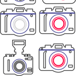 Diseños de cámaras fotográficas - Vector SVG DXF para CNC Router y Laser CO2 - Descargable gratis | Stanser