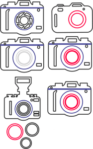 Diseños de cámaras fotográficas