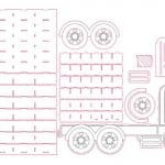 Camión completo - Vector SVG DXF para CNC Router y Laser CO2 - Descargable gratis | Stanser