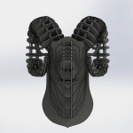 Cabeza de carnero en 3D - Vector descarganle para corte CNC y grabado laser gratis | Stanser