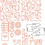 Caballos alados con carroza - Vector descarganle para corte CNC y grabado laser gratis | Stanser